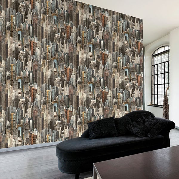Galerie Wallpaper Product code: 51192407R - Metropolitan Wallpaper Collection - Orange Colours -  