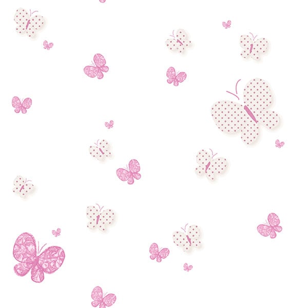 Galerie Wallpaper Product code: 5458 - Little Explorers Wallpaper Collection - Pink Cream White Colours -  