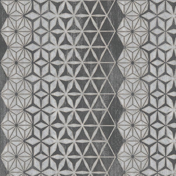 Galerie Wallpaper Product code: 58110 - Geo Wallpaper Collection - Black Grey Silver Gold Colours -  