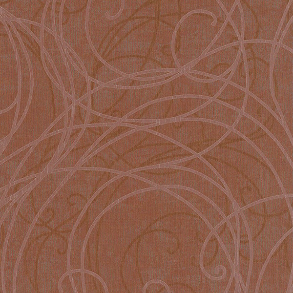 Galerie Wallpaper Product code: 59106 - Merino Wallpaper Collection - Red Terracotta Gold Colours -  