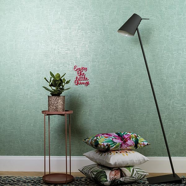 Galerie Wallpaper Product code: 59111R - Merino Wallpaper Collection - Green Blue Silver Colours -  