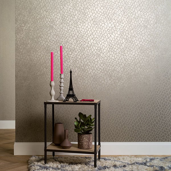 Galerie Wallpaper Product code: 59113R - Merino Wallpaper Collection - Beige Silver Colours -  
