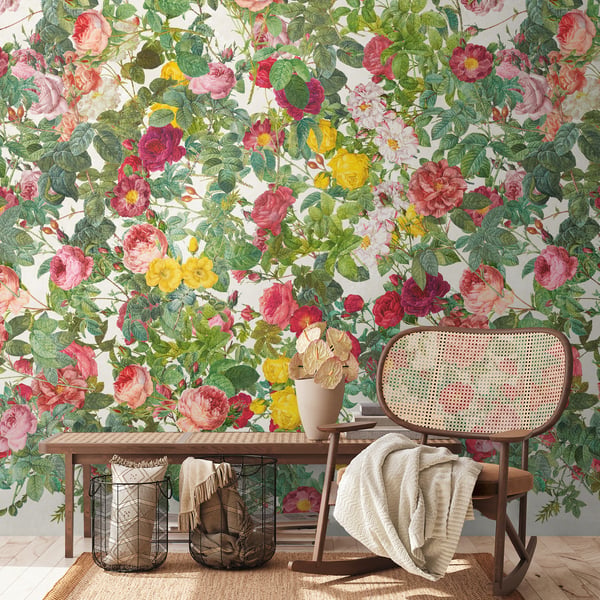 Galerie Wallpaper Product code: WH45231M_2 - Welcome Home Murals Wallpaper Collection - Yellow, Green, Red Colours -  