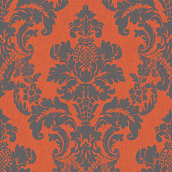 Galerie Wallcoverings Product Code 200256 - Venise Wallpaper Collection - Orange Grey Colours -  