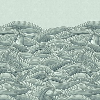 Galerie Wallcoverings Product Code 26785 - Crafted Wallpaper Collection - Green  Colours -  