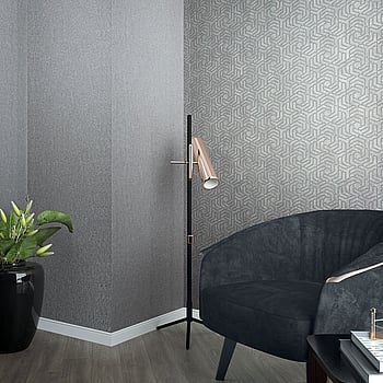 Galerie Wallcoverings Product Code 32609 - The New Design Book Wallpaper Collection - Rose Gold Grey Colours -  