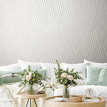Galerie Wallcoverings Product Code 34258 - Urban Textures Wallpaper Collection - White Colours -  