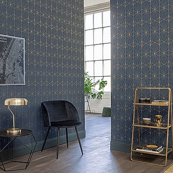 Galerie Wallcoverings Product Code 51192501 - Metropolitan Wallpaper Collection - Blue Colours -  
