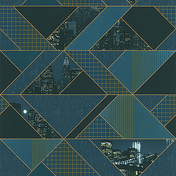 Galerie Wallcoverings Product Code 51192601 - Metropolitan Wallpaper Collection - Teal Colours -  