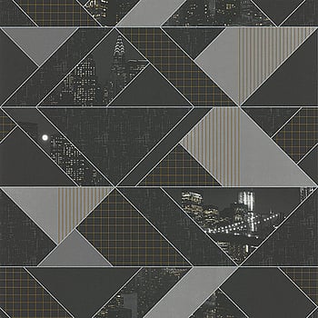 Galerie Wallcoverings Product Code 51192609 - Metropolitan Wallpaper Collection - Black Colours -  