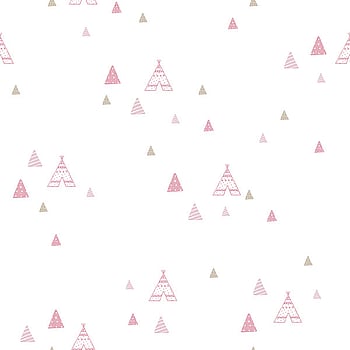 Galerie Wallcoverings Product Code 5442 - Little Explorers Wallpaper Collection - Pink Beige White Colours -  