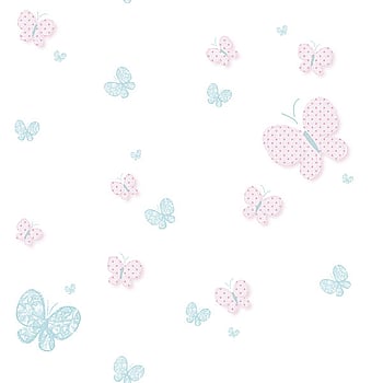 Galerie Wallcoverings Product Code 5459 - Little Explorers Wallpaper Collection - Pink Blue White Colours -  
