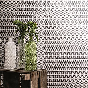Galerie Wallcoverings Product Code 58105 - Geo Wallpaper Collection - Black Grey Silver Gold Colours -  