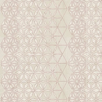 Galerie Wallcoverings Product Code 58108 - Geo Wallpaper Collection - Pink Pearl Cream Colours -  