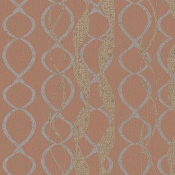 Galerie Wallcoverings Product Code 58120 - Geo Wallpaper Collection - Orange Gold Colours -  
