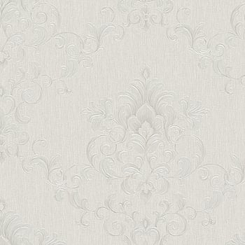 Galerie Wallcoverings Product Code 58221C - Classique Wallpaper Collection - Silver Light Grey Pearl Colours -  