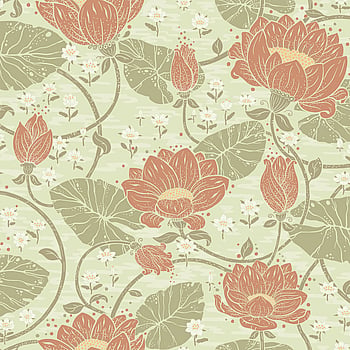 Galerie Wallcoverings Product Code 83119 - Hjarterum Wallpaper Collection - Light green Colours -  