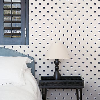 Galerie Wallcoverings Product Code G23101 - Deauville 2 Wallpaper Collection - Navy Blue White Colours -  