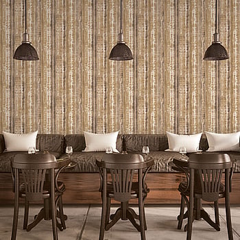 Galerie Wallcoverings Product Code G45357 - Grunge Wallpaper Collection - Gold Brown Colours -  