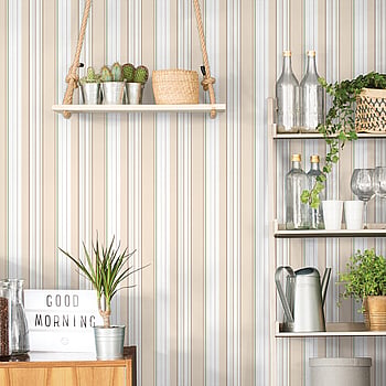 Galerie Wallcoverings Product Code G45447 - Just Kitchens Wallpaper Collection - Taupe Green Colours -  