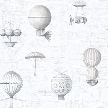 Galerie Wallcoverings Product Code G56202 - Nostalgie Wallpaper Collection - Silver Grey Colours -  