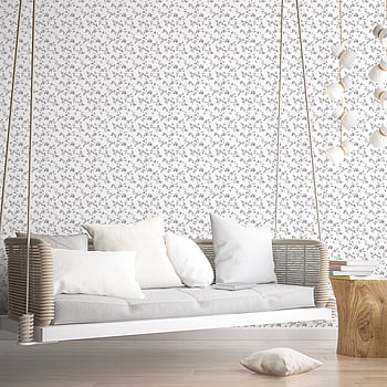Galerie Wallcoverings Product Code G56646 - Small Prints Wallpaper Collection - Black Grey White Colours -  