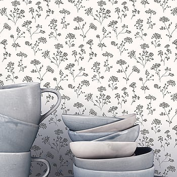 Galerie Wallcoverings Product Code G67870 - Miniatures 2 Wallpaper Collection - White Black Grey Colours -  