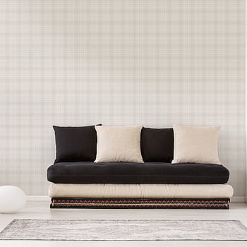 Galerie Wallcoverings Product Code MC61003 - Maison Charme Wallpaper Collection - Cream, Grey, White Colours -  
