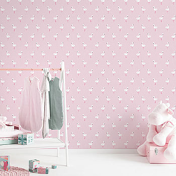 Galerie Wallcoverings Product Code ND21121 - Little Explorers Wallpaper Collection - Pink White Purple Colours -  