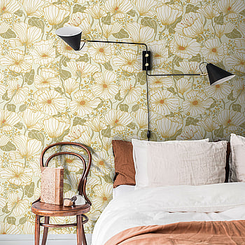 Galerie Wallcoverings Product Code S65111 - Sommarang Wallpaper Collection - Green Colours -  