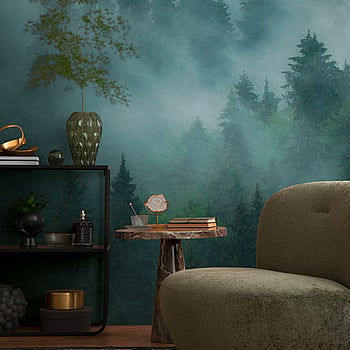 Galerie Wallcoverings Product Code WH45263M - Welcome Home Murals Wallpaper Collection - Blue, Green, Black Colours -  